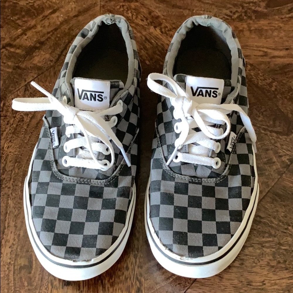 Vans checkered shoes